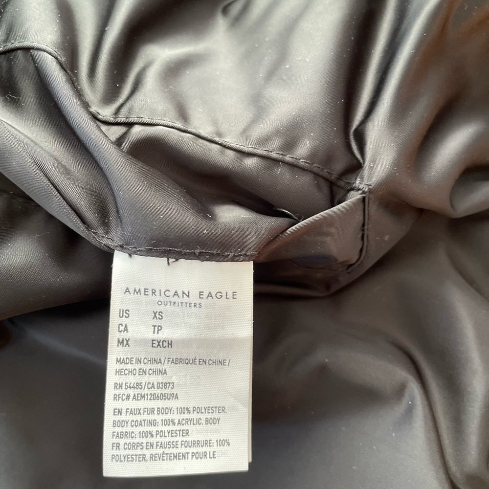 American Eagle Reversible Black Jacket - image 5